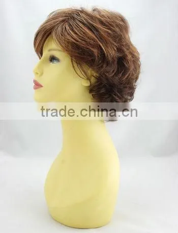 Synthetic wig short style
