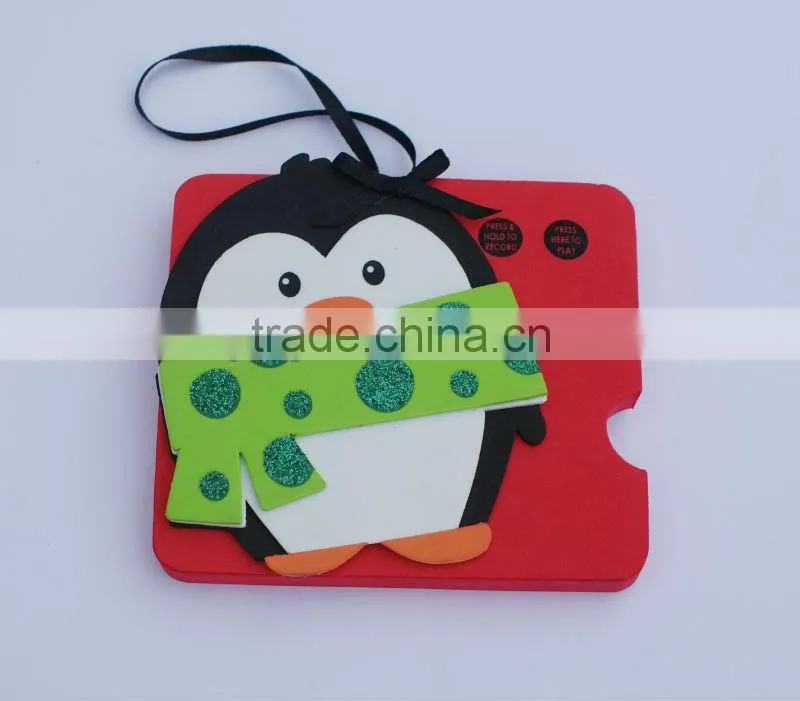 latest new style flashing/recording cute key chain