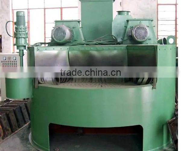 Big casting or steel parts rotary table shot blasting cleaning machine