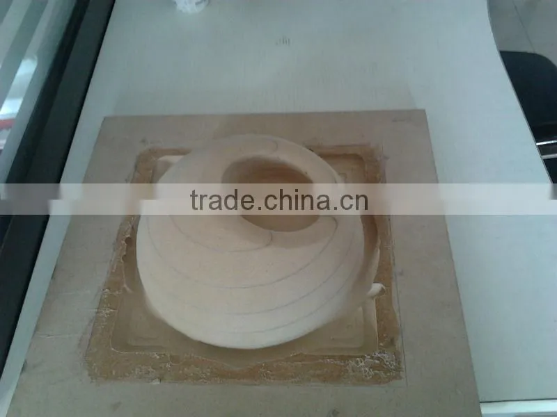 small cnc mould router /400mm Z axis/AC servo/HSD 3.0kw spindle/platform moving/ cast whole structure/ 3 axxis ball screw drive