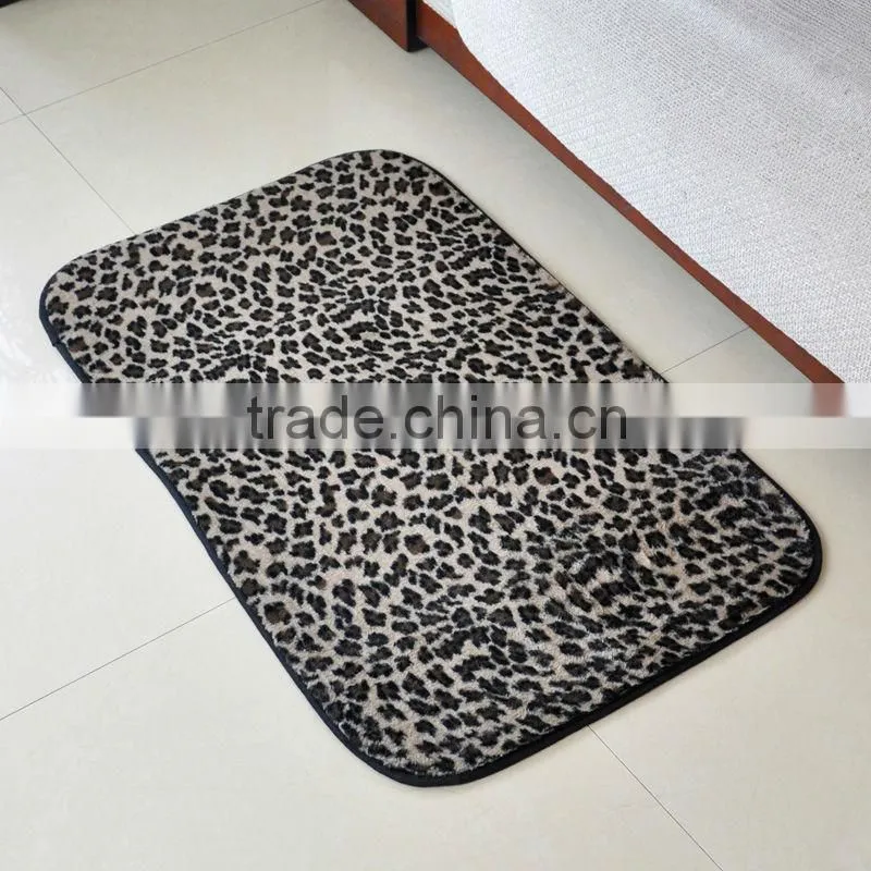 animal print leopard print room mat door mat