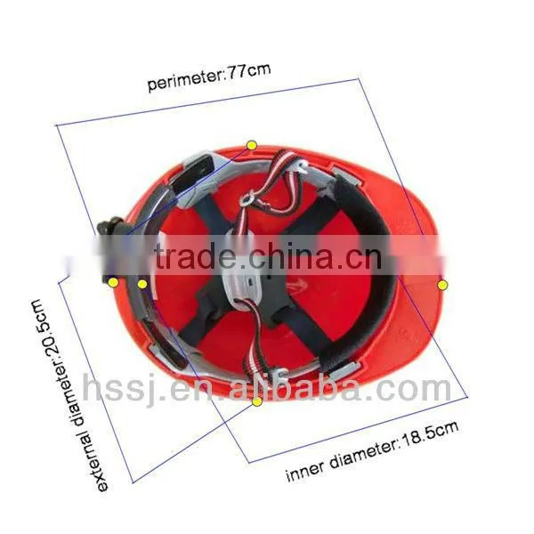 2016 hot selling safety helmet ABS plastic electrical safety helmet en 397 new model safety helmet manufacturer in China