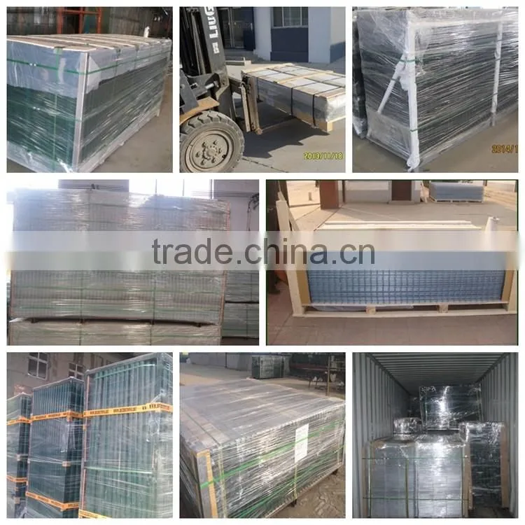 Hot dipped galvanized and pvc coated security 3D curved welded wire mesh fence