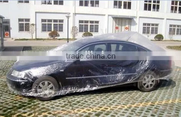 Peva flood disposable plastic tarpaulin automatic car cover