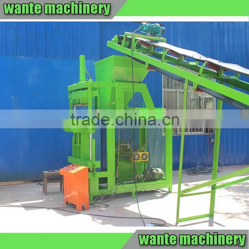 WANTE BRAND WT2-10 auto brick machine for clay interlocking bricks