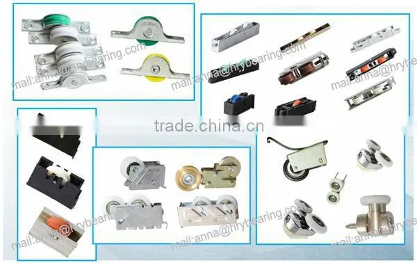 Barnroom sliding shower door roller u groove wheel