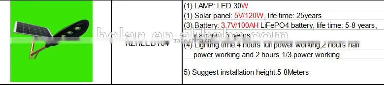all in one solar led lamp high quality solar street light
