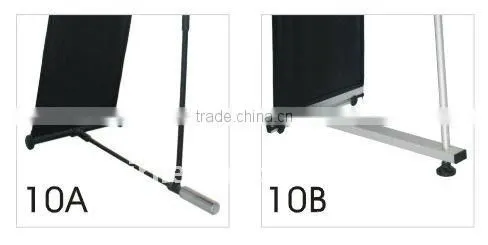 Aluminum Retiary Cloth Newspaper Display Stand