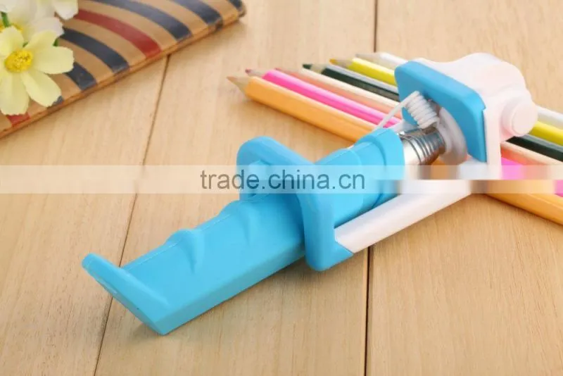 Whole Sale Mini Portable Colourful Rainbow Selfie Stick