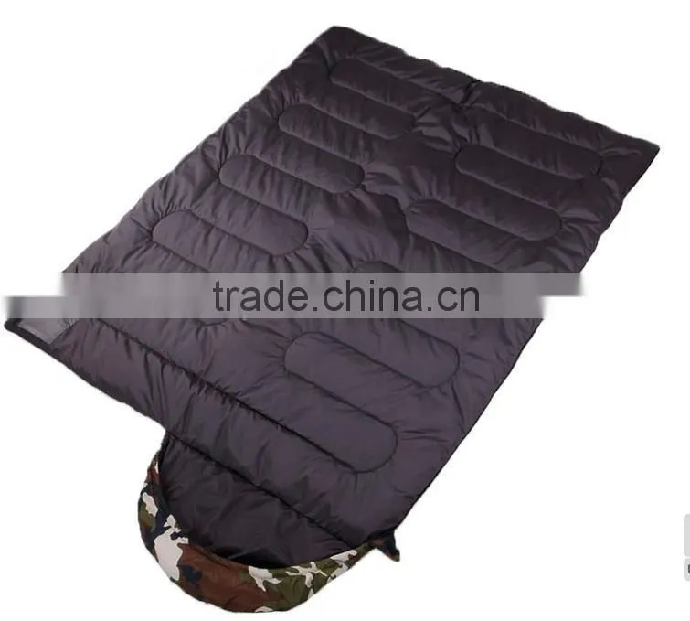 290T Camouflage wearable envelope sleeping bag, military sleeping bags/ bag/ sleep bag