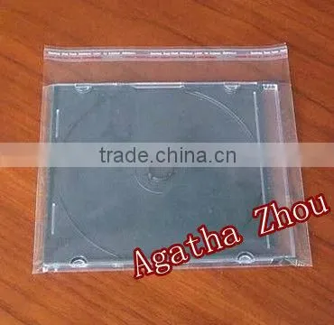 resealable opp bag for CD/DVD