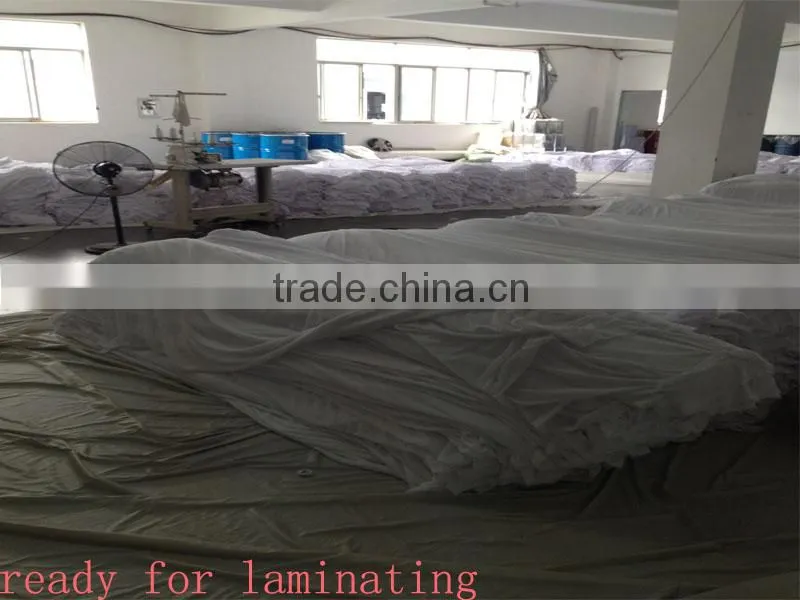 210cm width width Waterproof polyester laminating fabric