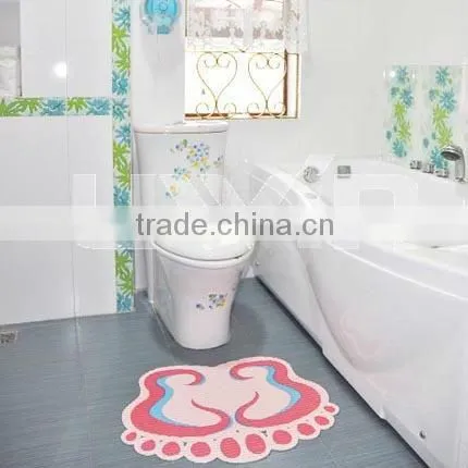 Cute shape printed anti slip pvc foam child playing mat