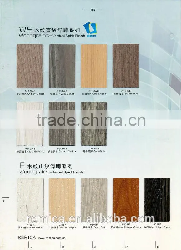 Woodgrains hpl High-Pressure Laminate sheets(vertical spirit)
