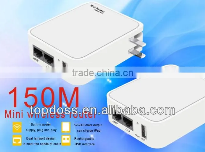 150Mbps Wireless-N Portable Router,Repeater