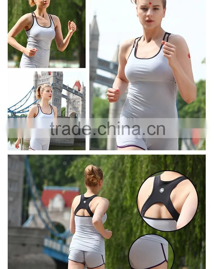 2014 Unique New Design Sexy Fitness Tank Tops Yoga Wear Supplier in Shanghai