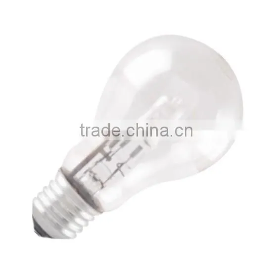 Halogen A55 bulb 28w glass body e27