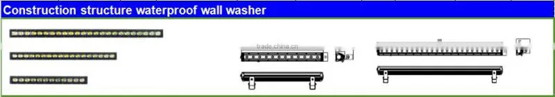 18W Black Eye LED Wall Washer Light Bar
