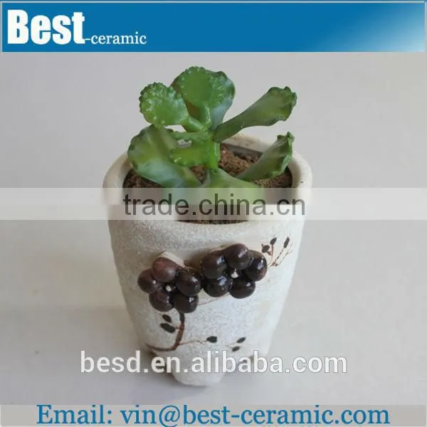 cute small indoor flower pot ceramic