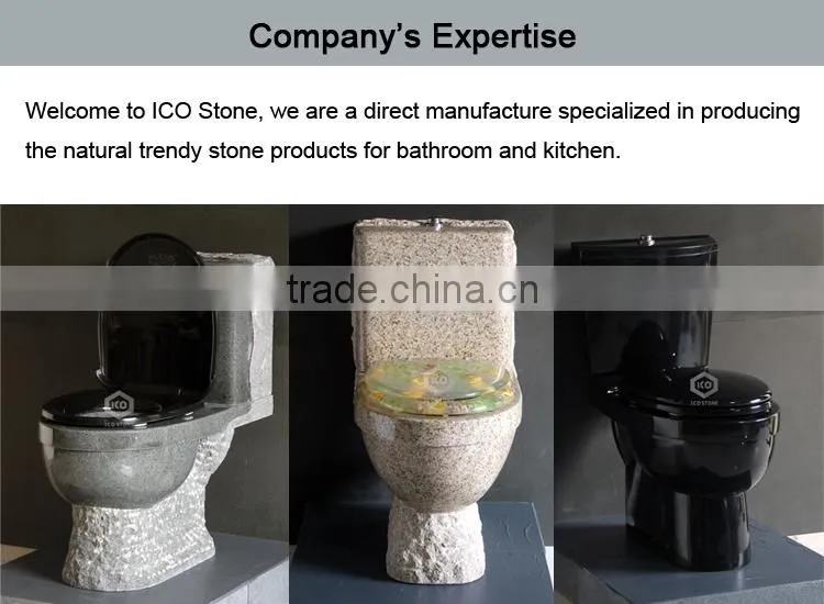Durable 654 granite bathroom toilet