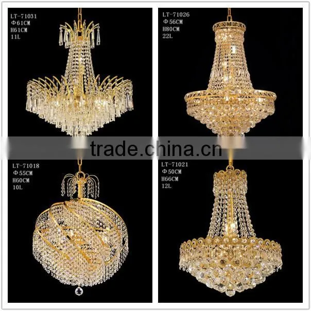Modern Industrial Crystal Chandelier Ceiling Light Fixture Lamp Pendant Lighting-71056