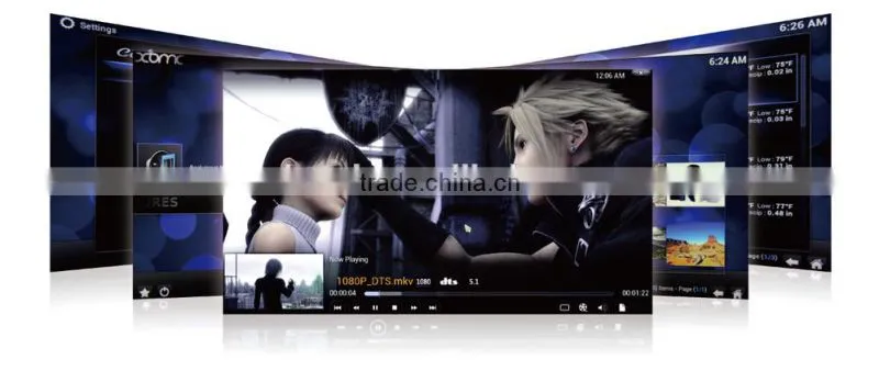 android 4.2 xbmc pre-installed 3d smart tv box,network media player OEM/ODM orders supported