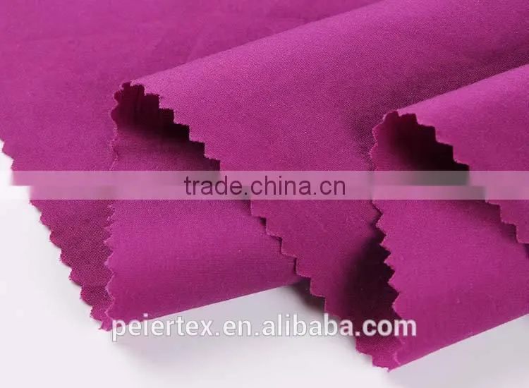 China manufacturer beautiful anti static spandex 4 way satin stretch stock fabric cotton lycra knit fabric