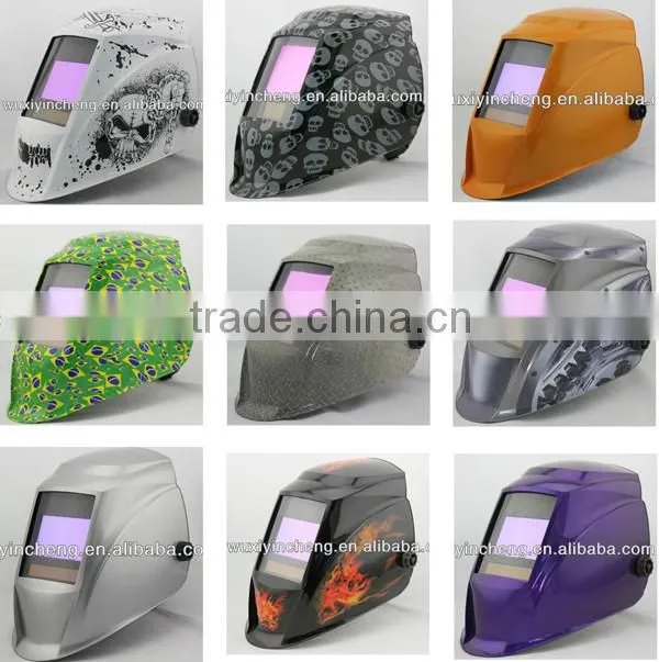 Black nylon protective helmet