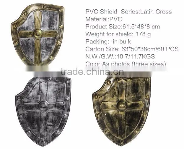 European Medieval Shield Ancient Greek Knight Shield Plastic Toy Shields:Lion