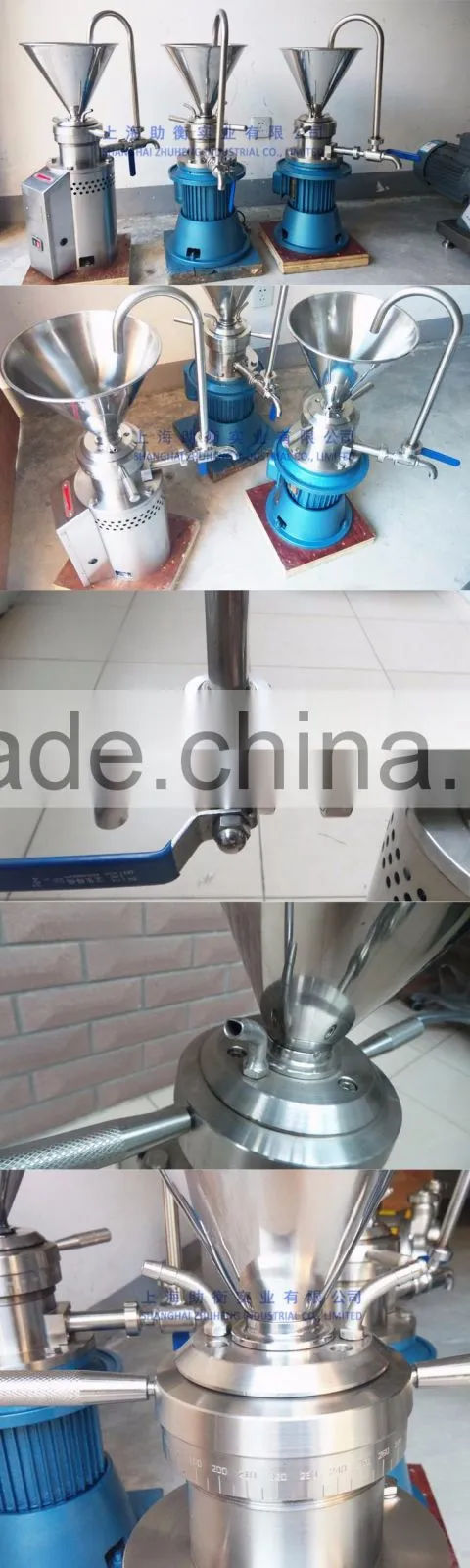2016 hot sale ZH stainless steel peanut stainless steel colloid mill used for peanut butter