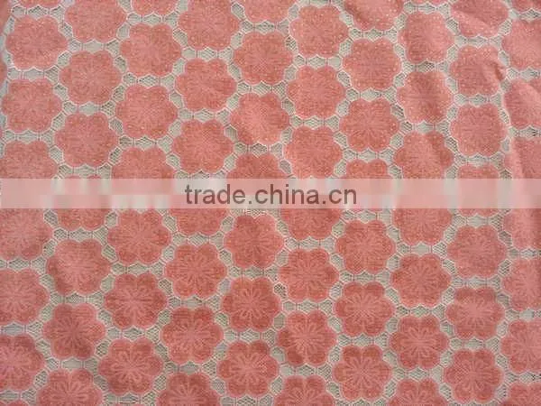 New Arrival YH003# Lace Fabric / High Quality Burning Flower Lace Fabric / New Design Garment cloth Lace Fabric