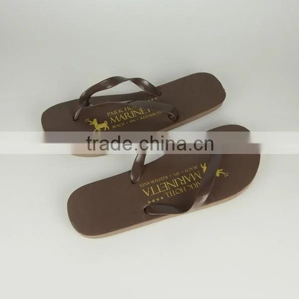 Men's simple slippers of PVC material