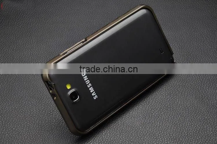 metallic aluminum bumper Case For Samsung galaxy note 2
