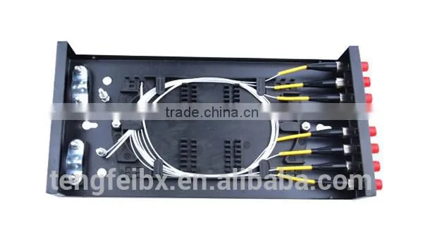 Outdoor/Indoor fiber optic 12 core optic fiber splice tray for odf