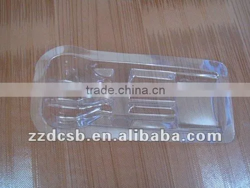 plastic pvc tray for electronic articles packaging