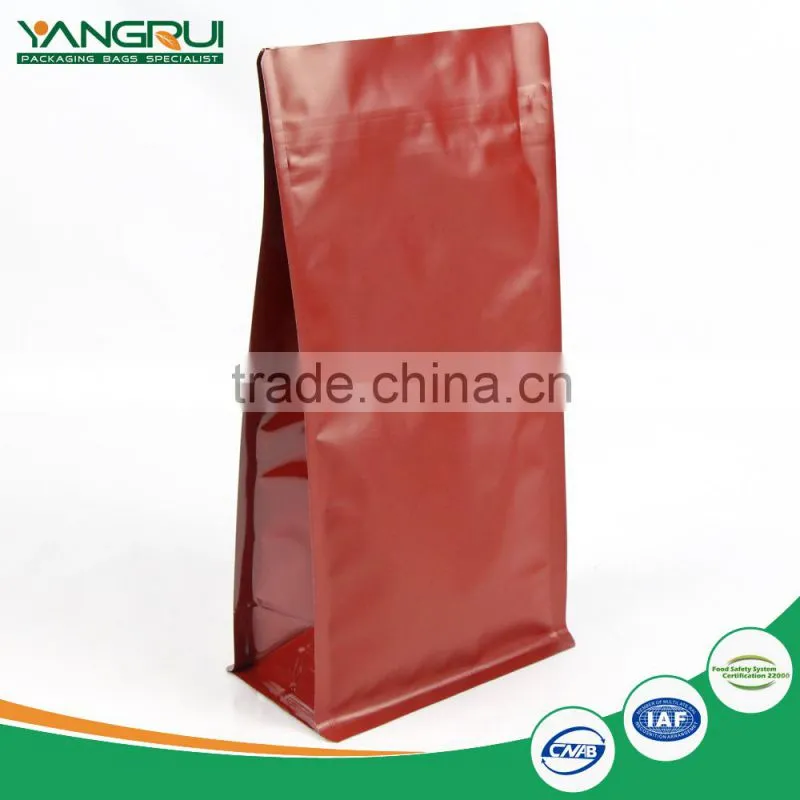 stand up pouch with zipper coffee bag kraft paper