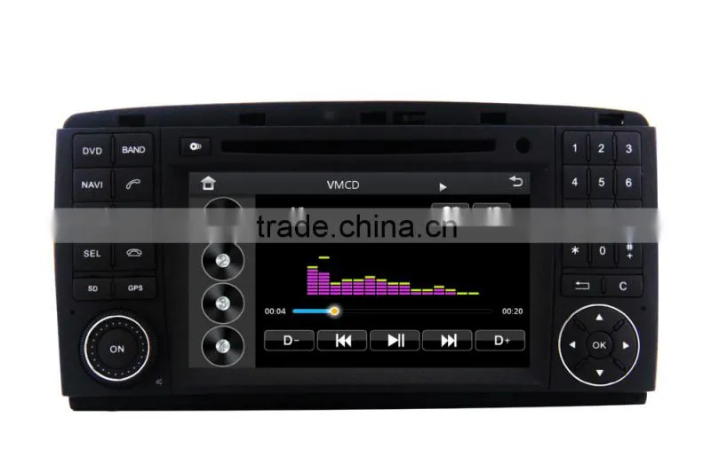 Shenzhen factory supply 2 din car dvd for BENZ NEW R300 with DVD,GPS,Radio,SWC,RDS,VDR,WIFI