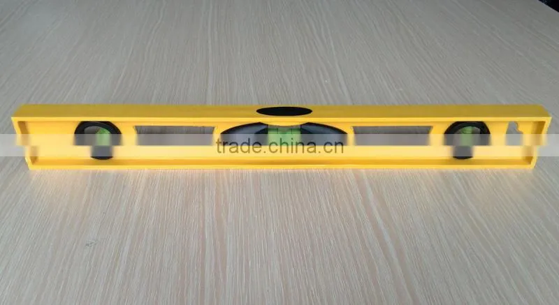 Plastic I-Beam Torpedo Water Spirit Bubble Level Ruler, measure tool