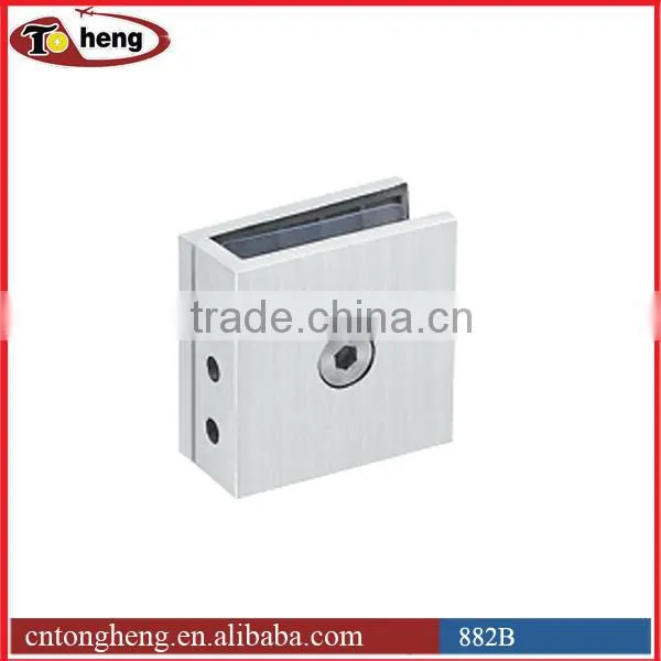 Glass handrail Stair balustrade stainless steel clamp round back tube connector