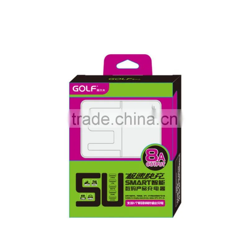5V micro usb charger, quick charge 2.0 usb power charger adapter, 5 port usb mobile phone charger