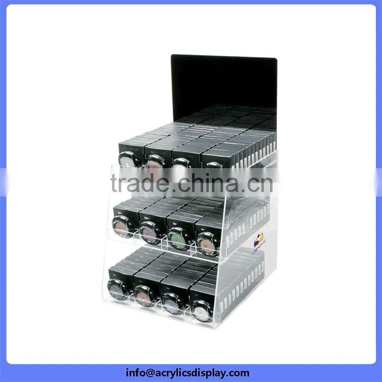 Cheaper top sell acrylic skin care makeup display
