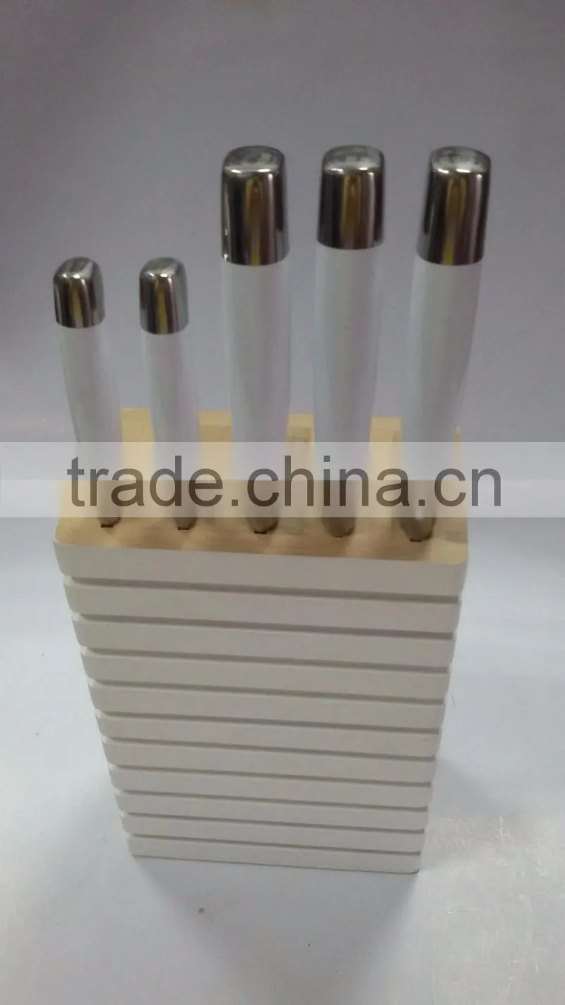 5 suit stainless steel kitchen knife knife holder household tool set of stainless steel slice knife set in the kitchen