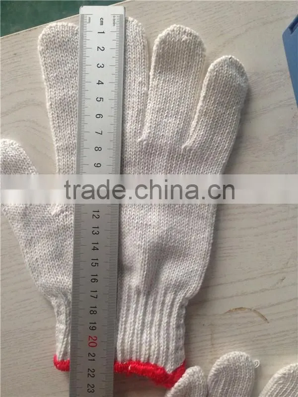 soft cotton working gloves