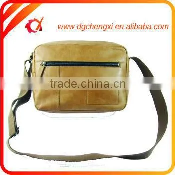 Genuine Leather Messenger Shoulder Bag Business Satchel Brown Vintage