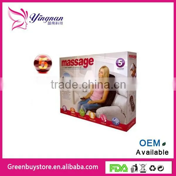 Car and Home Thermal Vibration Back Massage Cushion