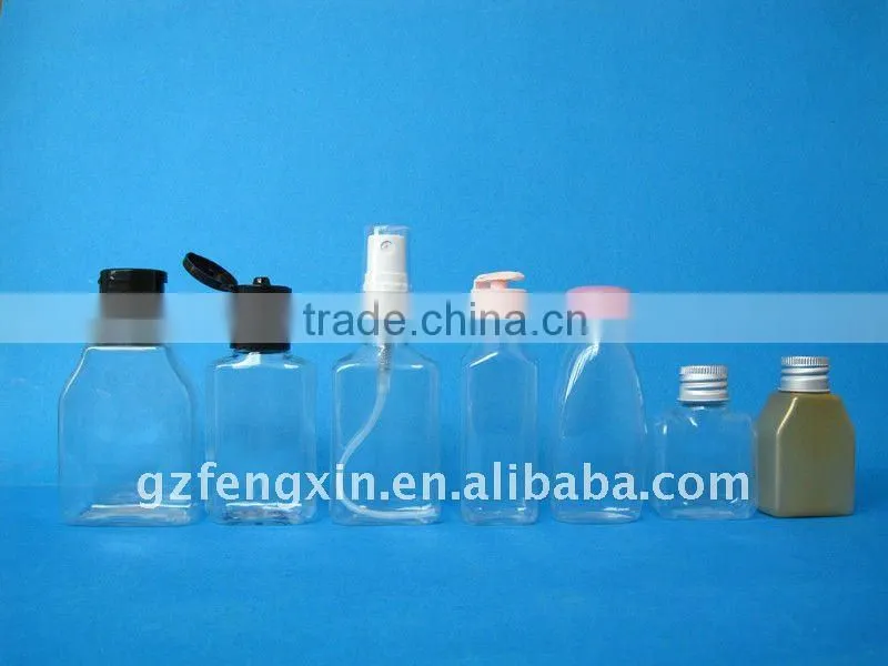 30ml plastic bottle PET plastic bottle with sprayer pump for personal care use skin care for empty perfume bottles