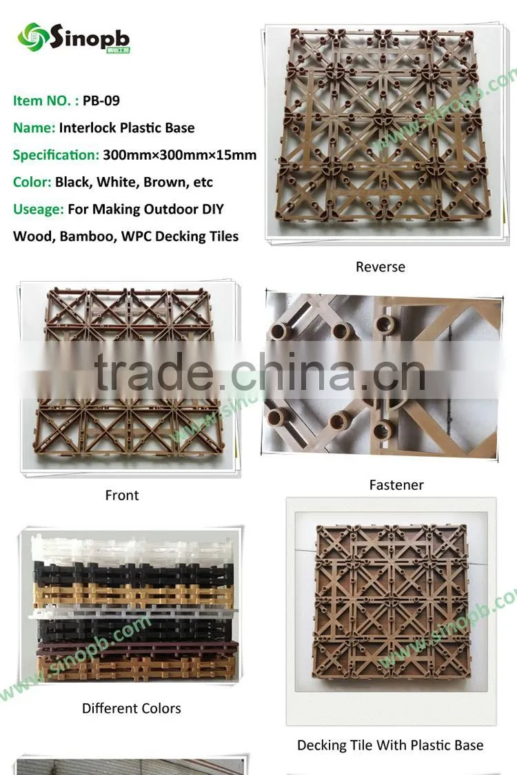 Floor Accessories Flooring Support Plastic Recycled Plastic Base