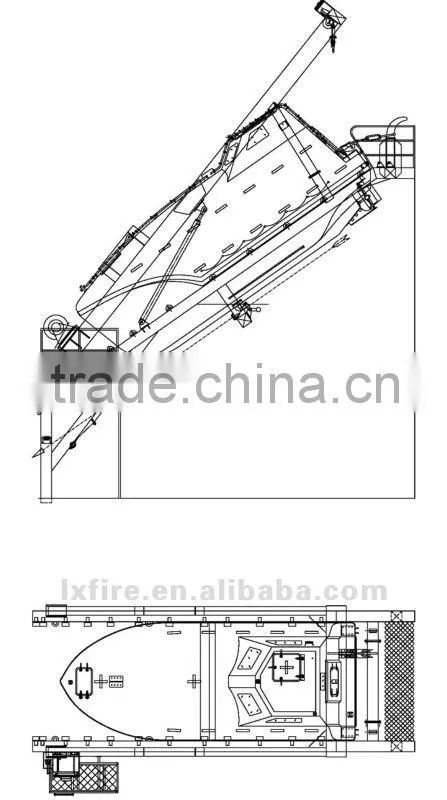 65KN Free Fall Lifeboat Launching Appliance With CCS Certificate Launching Appliance FA65 FA-65-B FA75