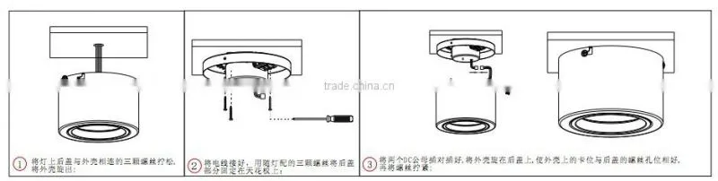 Singapore, 8inch 22W flush mount led downlight lite, White or Black finish, flush mount led downlight fitting