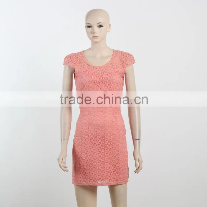 Latest dress 2016 Spring autumn long sleeve dress for mature woman sexy net back dress OEM/ODM supply